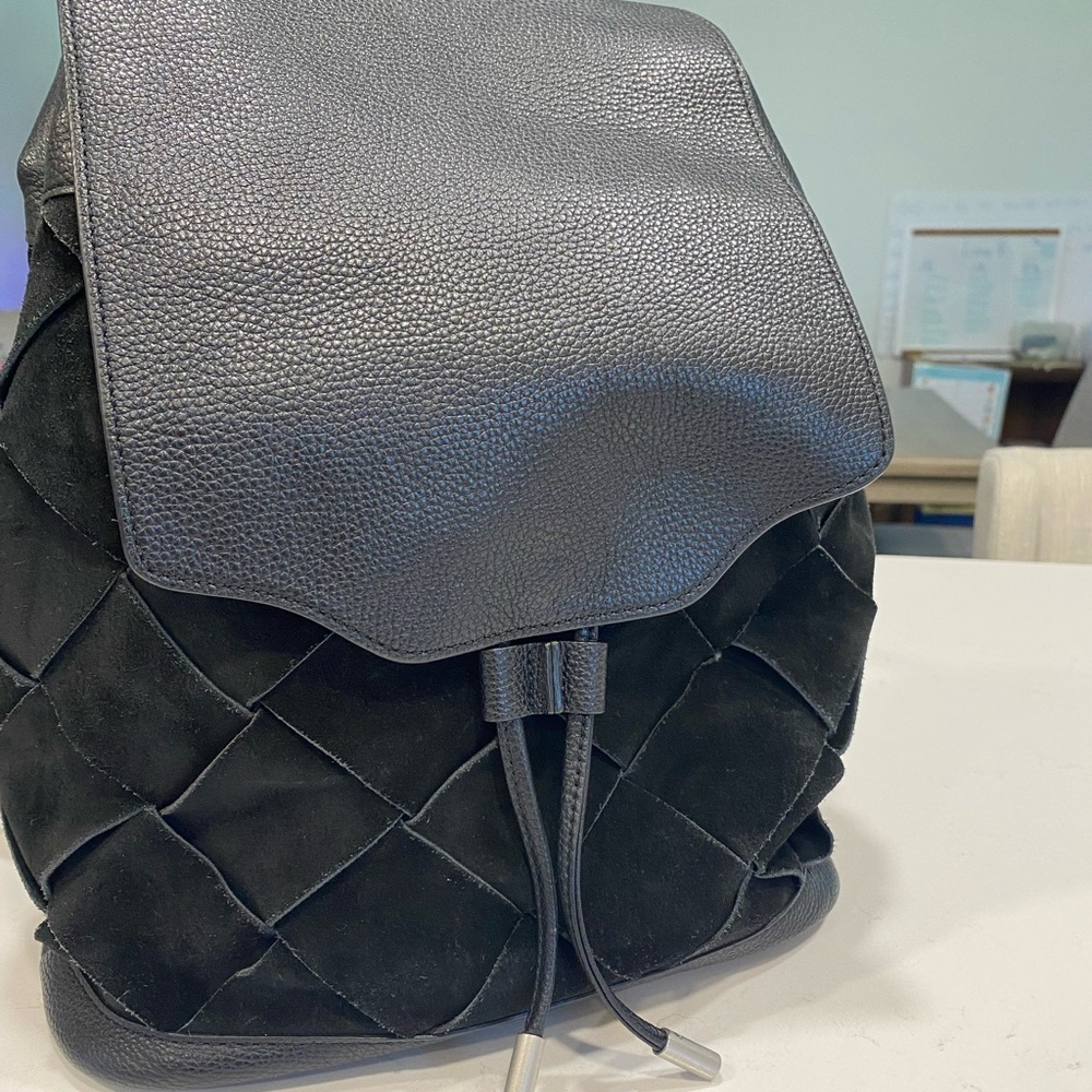 rag & bone Pilot Suede and Leather Backpack